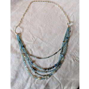 Multi-strand Turquoise-y Beaded Necklace from Sundance